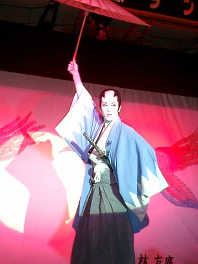 友也座長、昼の部創作舞踊沖田総司